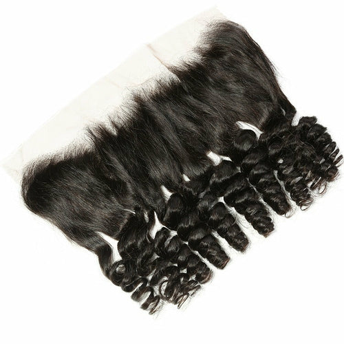 Tissage de cheveux humains brésiliens de qualité 10A, 3/4 pouces, avec fermeture 4x4.