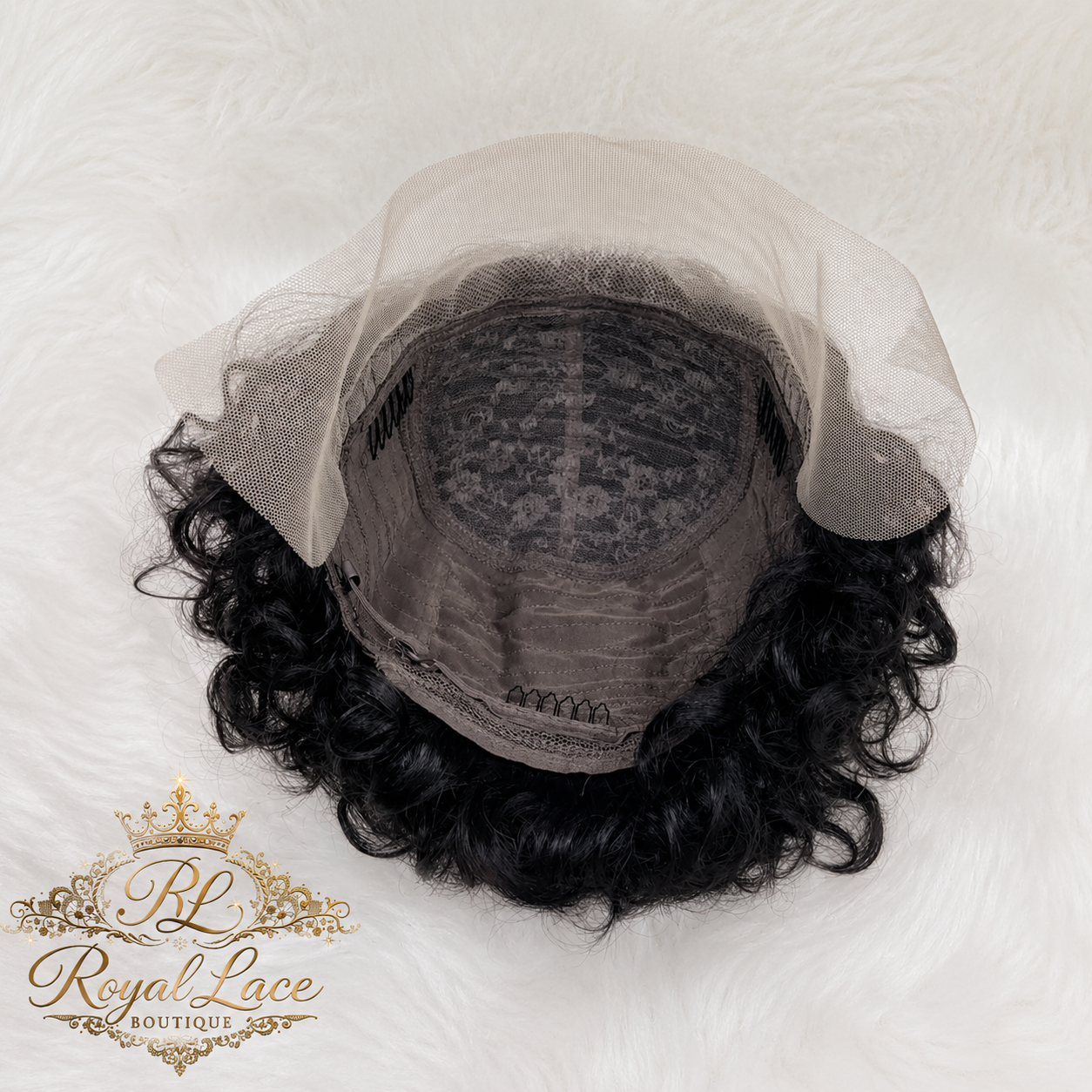 Perruque Pixie Cut en cheveux humains avec lace front