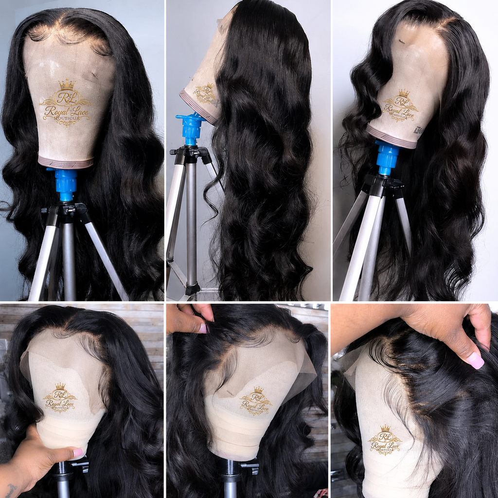 Perruques Body Wave en cheveux humains, 30 à 40 pouces