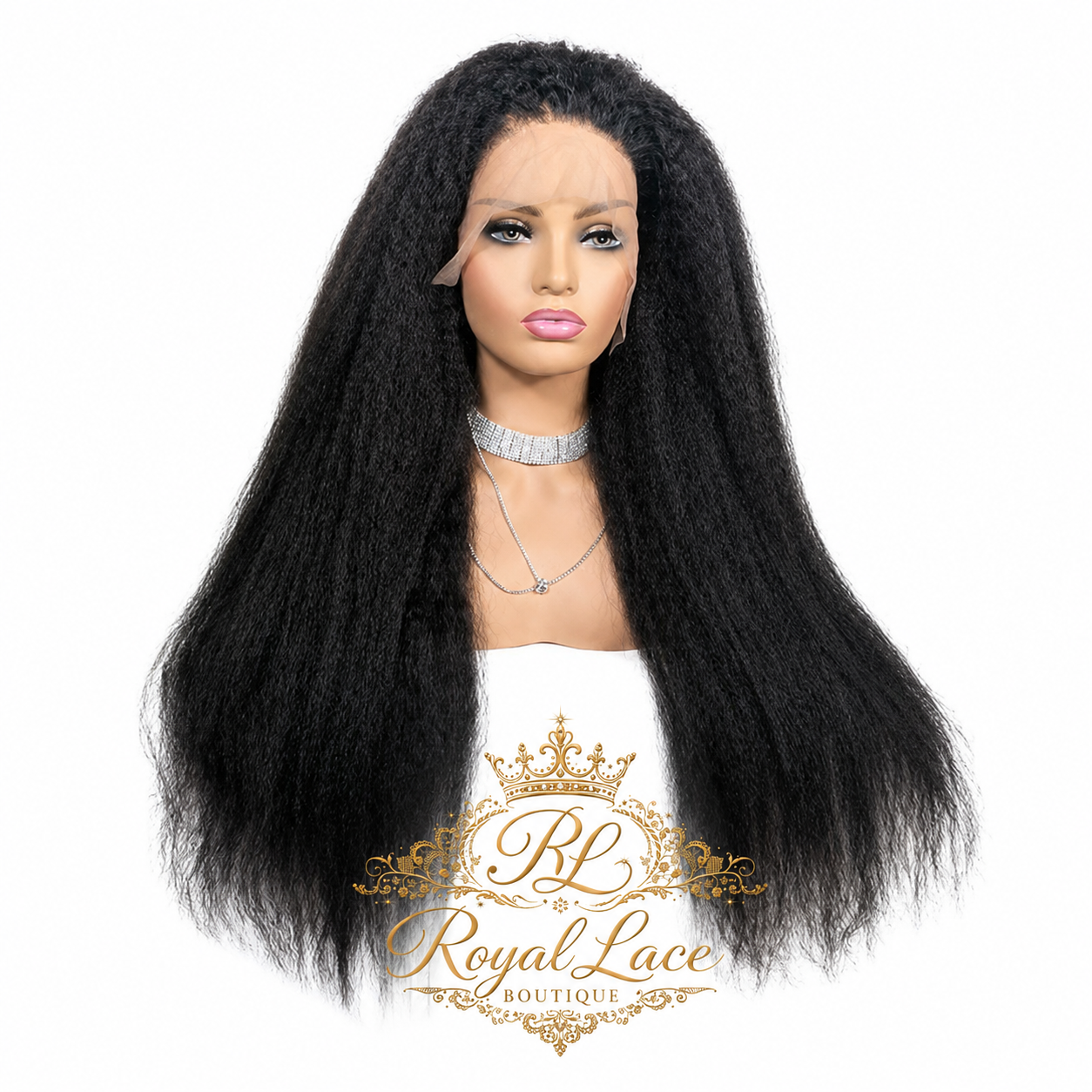 13x4 HD Transparent Lace Frontal Kinky Straight Human Hair Wigs 200% D