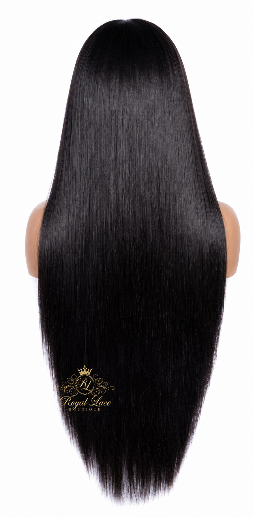 Perruques en cheveux humains lisses avec frange