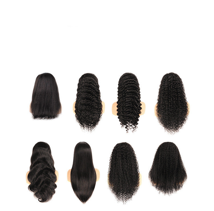 Trois boules de Tissage et closure cheveux naturels lisses