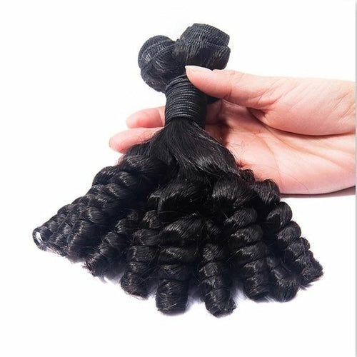 Tissage de cheveux humains brésiliens de qualité 10A, 3/4 pouces, avec fermeture 4x4.